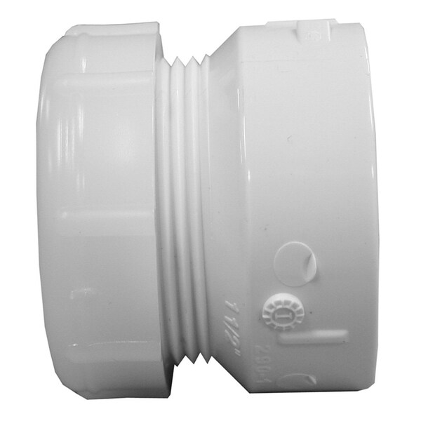 1-1/2 in. PVC Female Trap Adapter with Self Sealing Nut